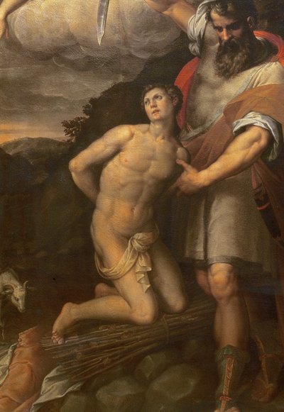 The Sacrifice of Isaac (detail) by Stefano Pieri